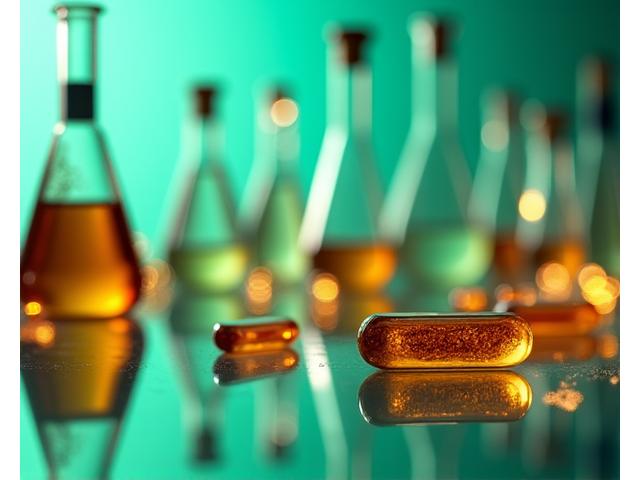 Επιστημονική απεικόνιση μορίων συμπληρωμάτων και δοκιμών ποιότητας